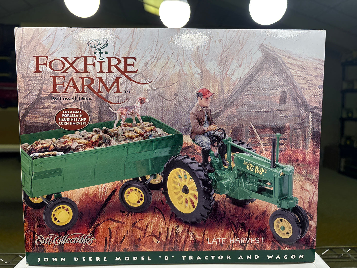 John Deere Model "B" Tractor & Wagon