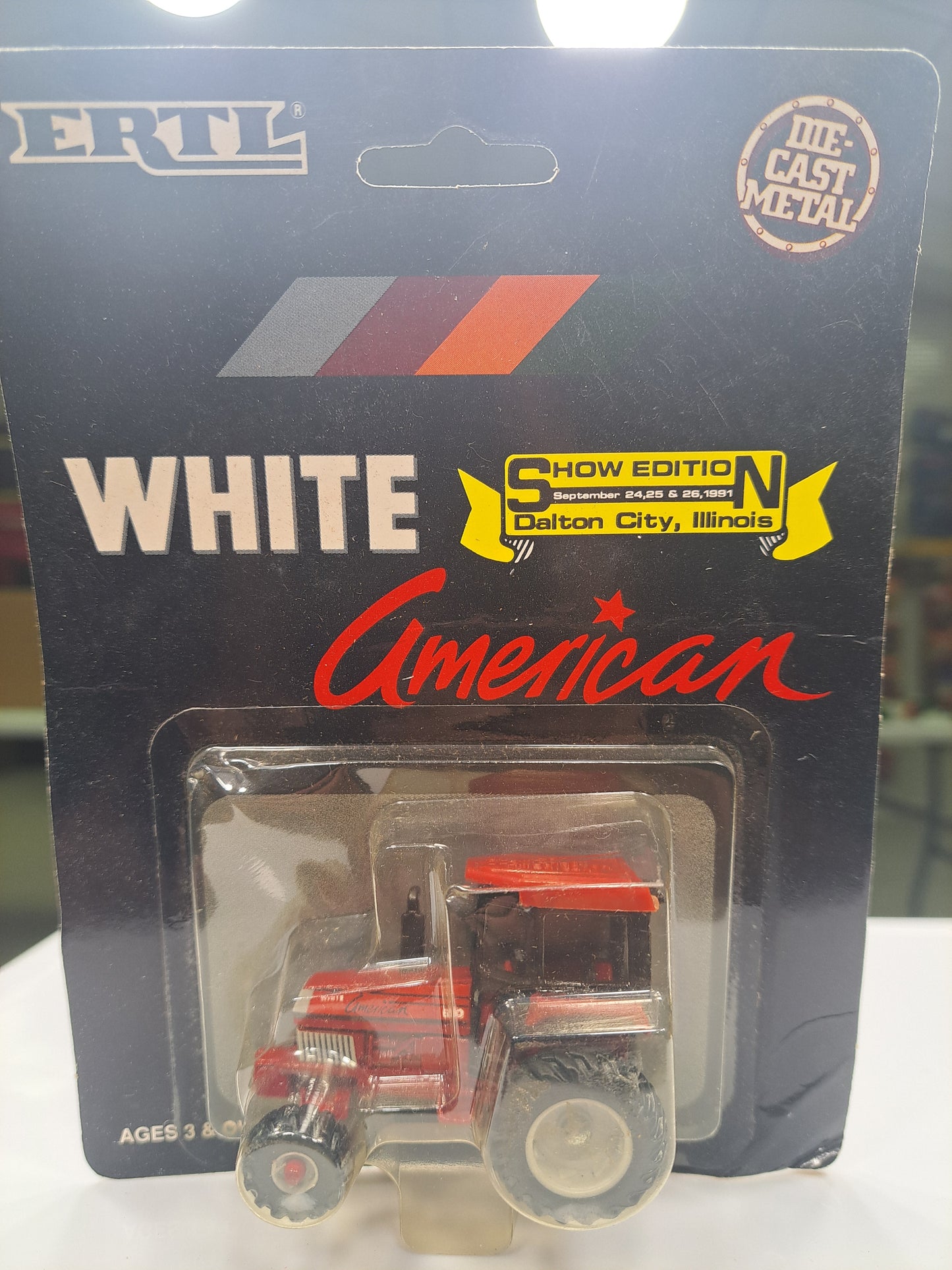 White American 60 Tractor - Red