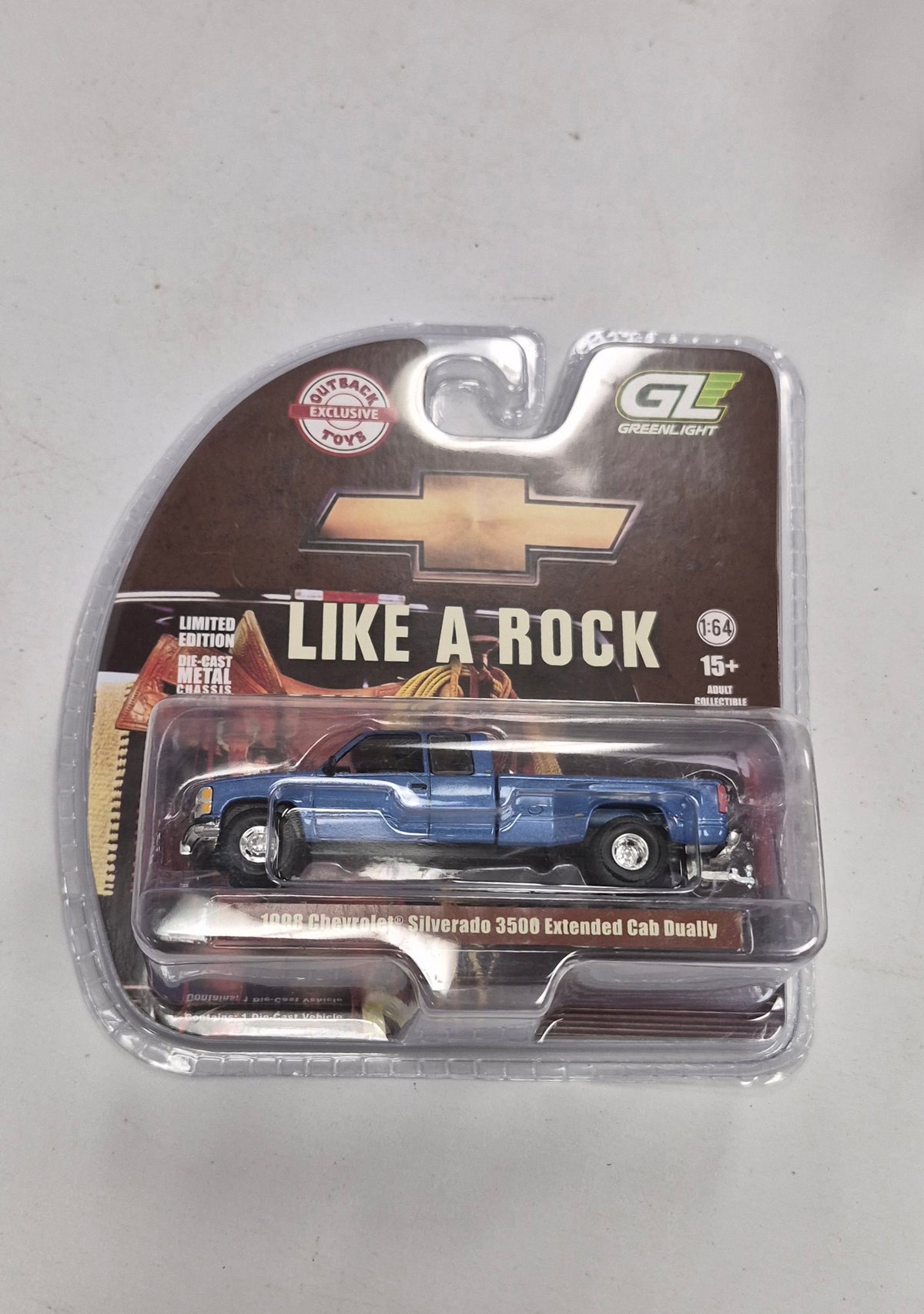 1998 Chevrolet Silverado 3500 Extended Cab Dually (blue)