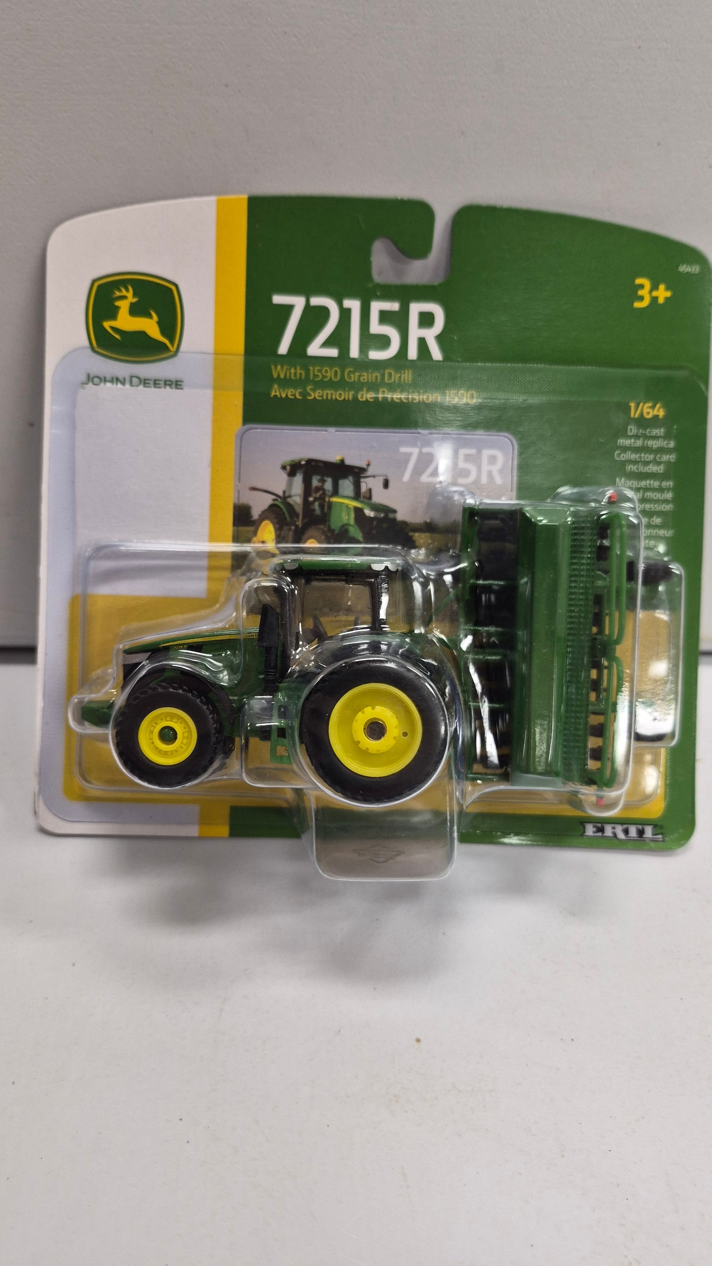 John Deere 7215R Tractor w/1590 Grain Drill