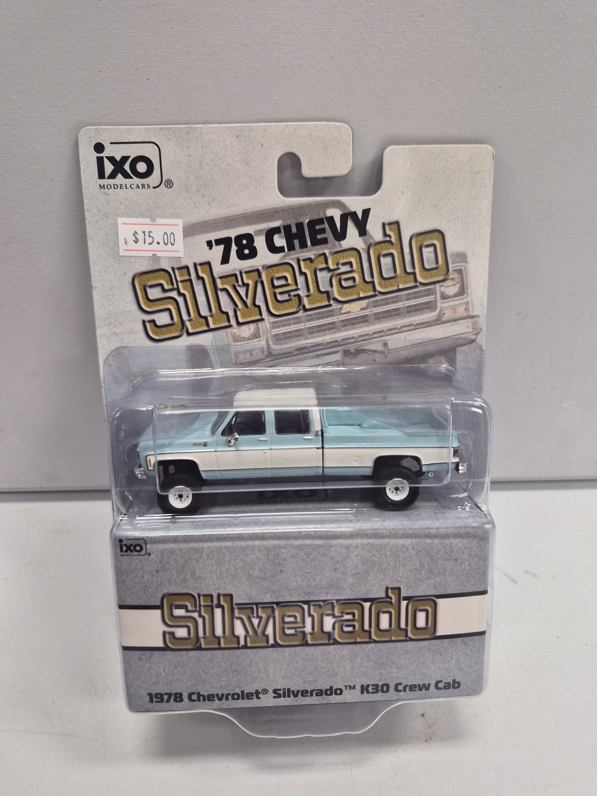'78 Chevy Silverado K30 Crew Cab Light Blue