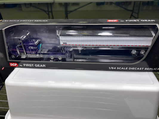 Peterbilt 389 Semi with High Sided Grain Trailer 60-1710