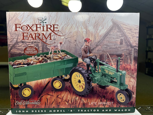 John Deere Model "B" Tractor & Wagon