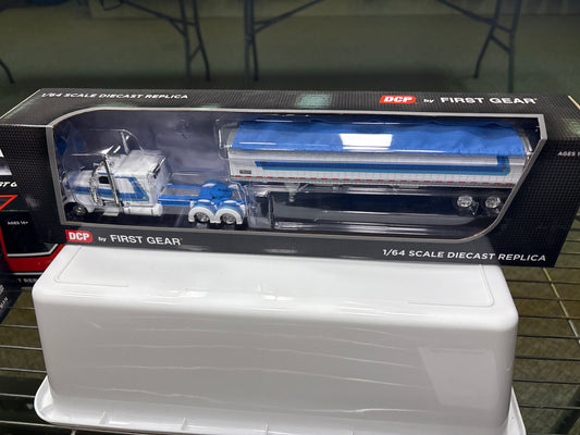 Peterbilt 389 Semi with High Sided Grain Trailer 60-1701