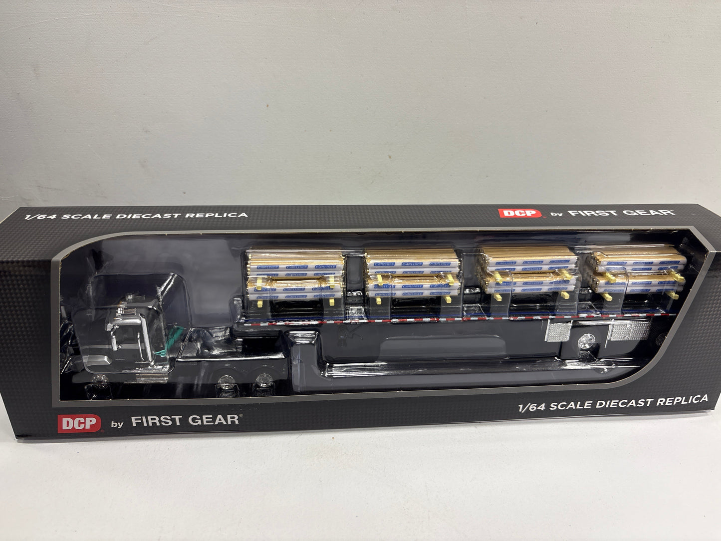 Mack Pinnacle Flatbed Trailer w/shrink wrapped Tube Load DCP 60-1954