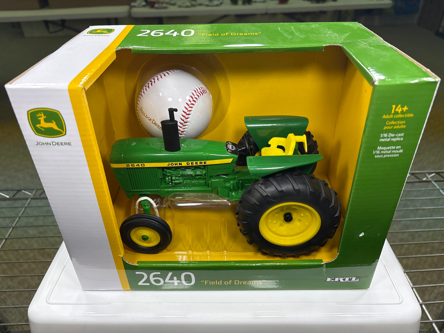 John Deere 2640 "Field of Dreams" Tractor w/baseball