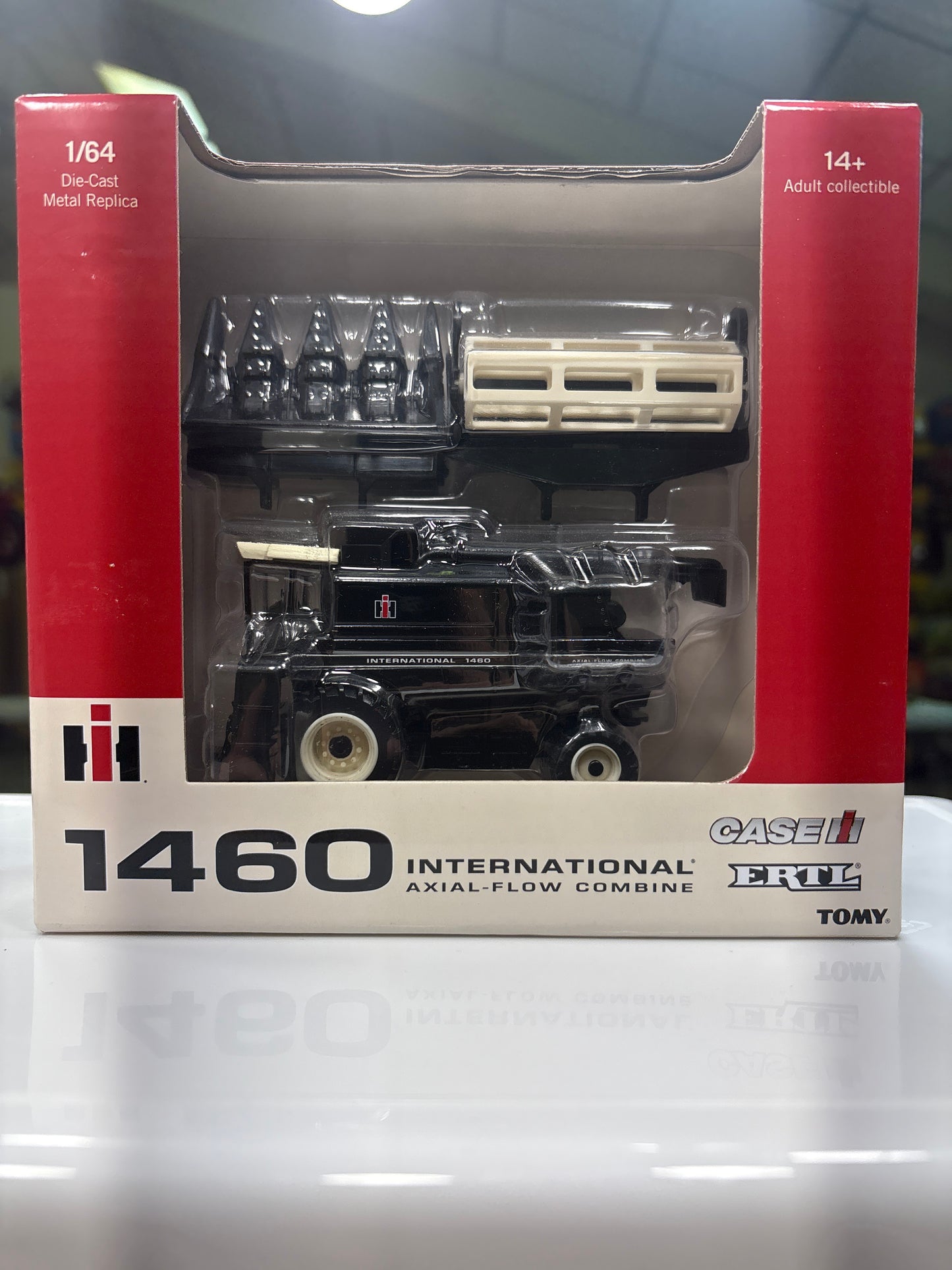 International 1460 Axial-Flow Combine Combine black