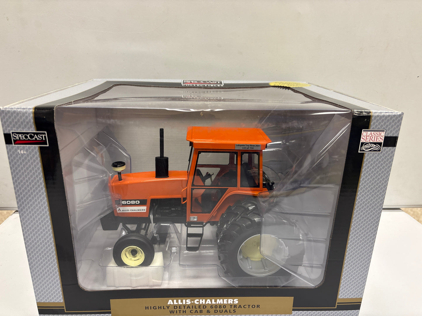 Allis-Chalmers Highly Detailed 6080 Tractor w/Cab and Duals