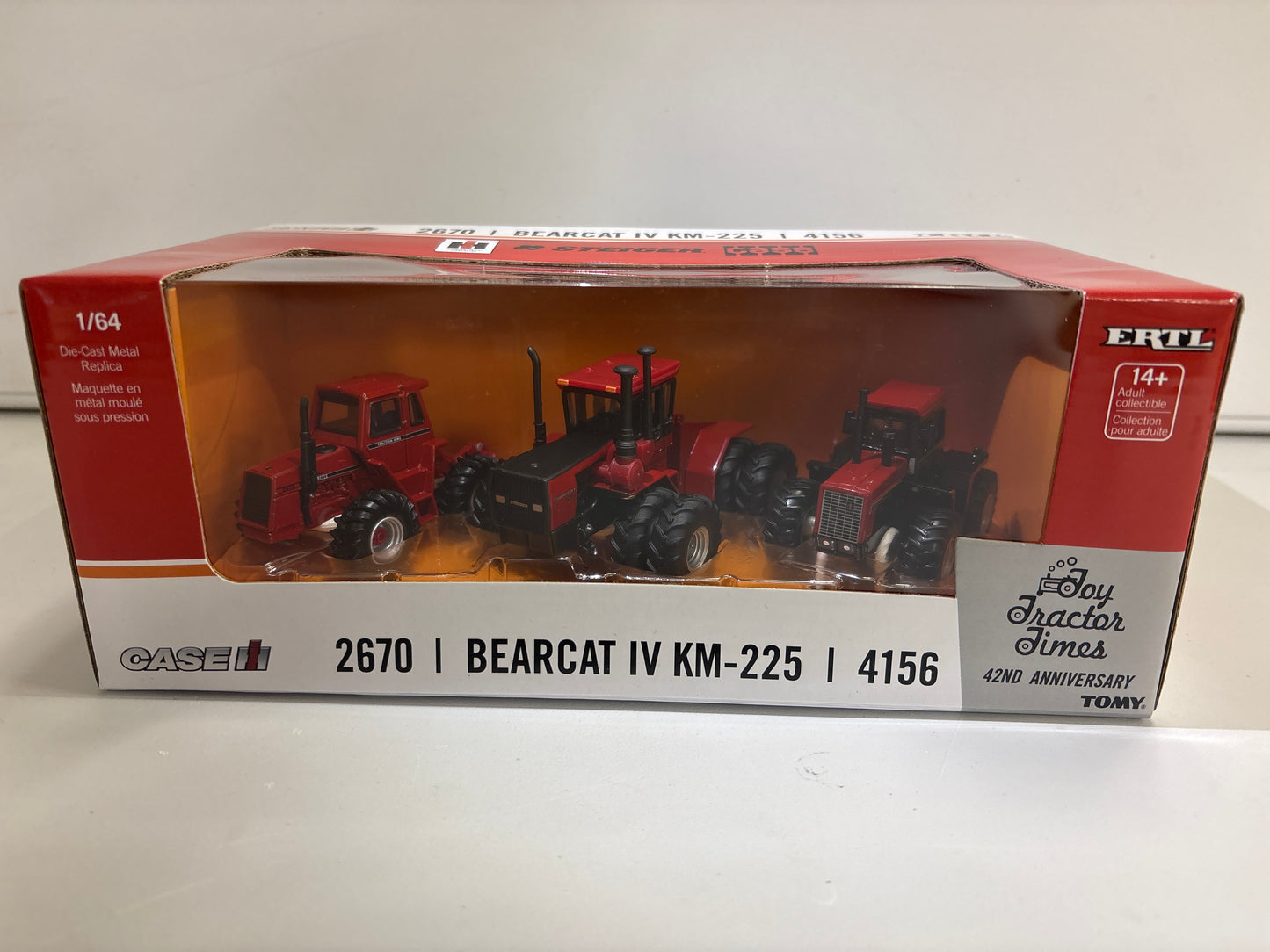Tractor Set Chaser CASE 2670, STEIGER BEARCAT IV, IH 4156