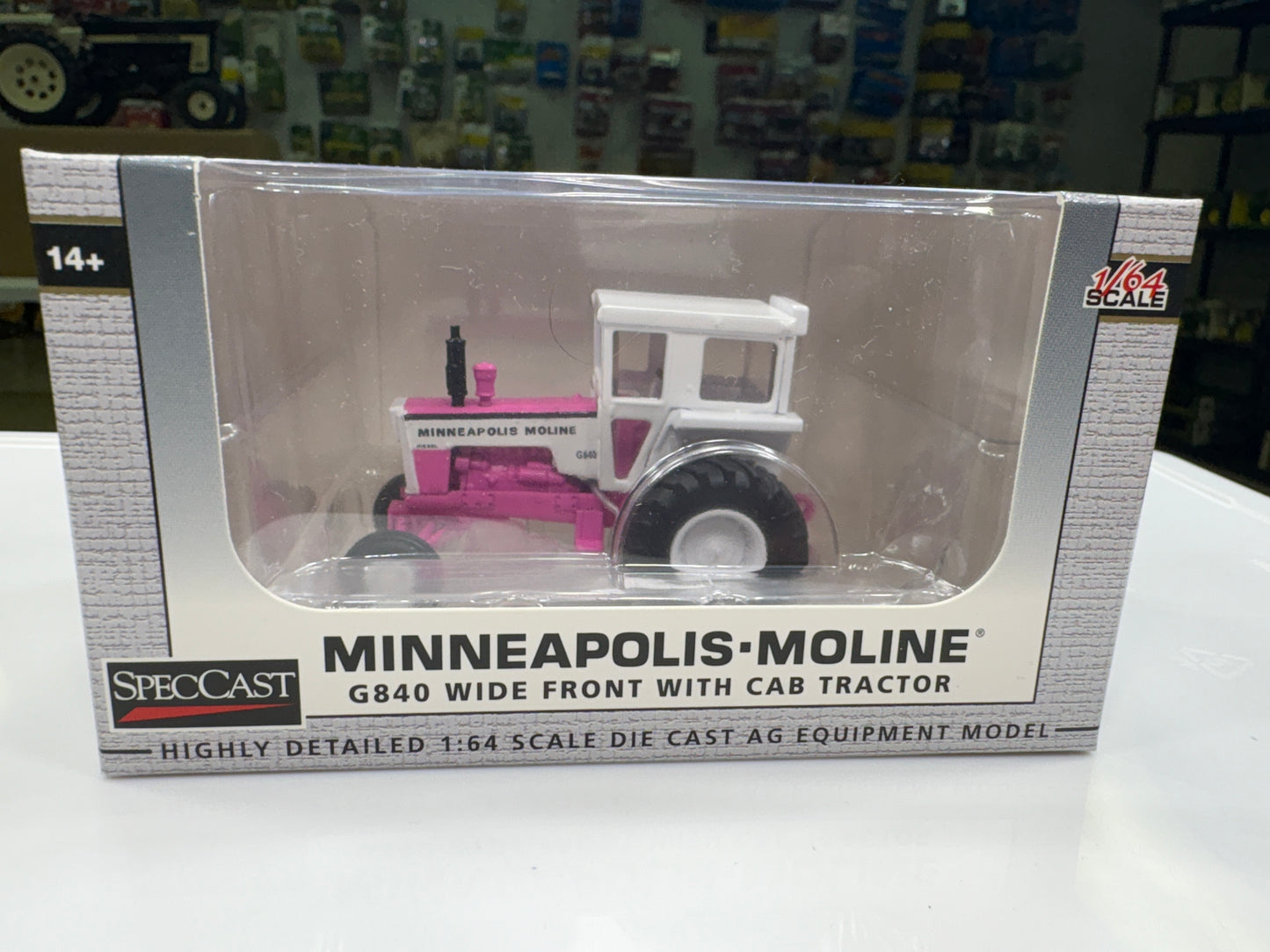 Minneapolis-Moline G840 Wide Front with Cab Tractor