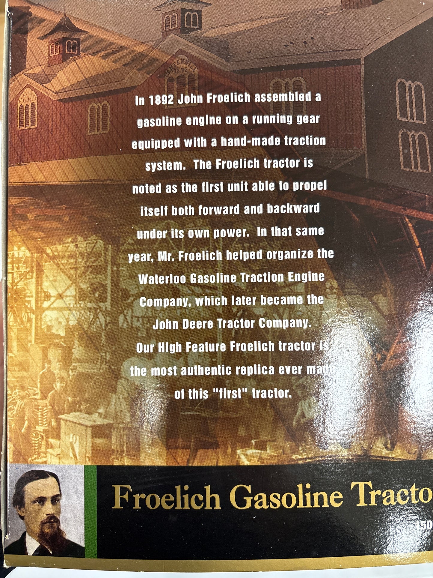 Froelich Gasoline Tractor