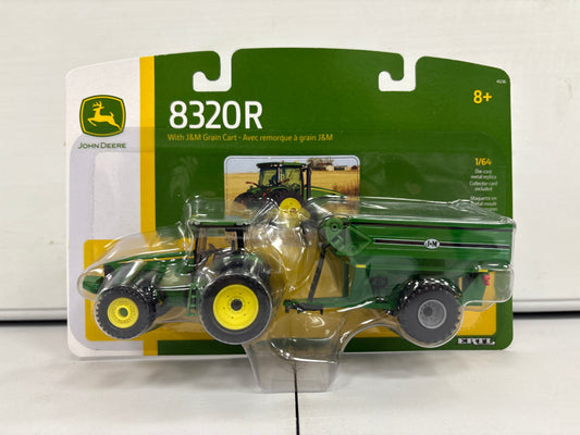 8320 R w/J&M Grain Cart