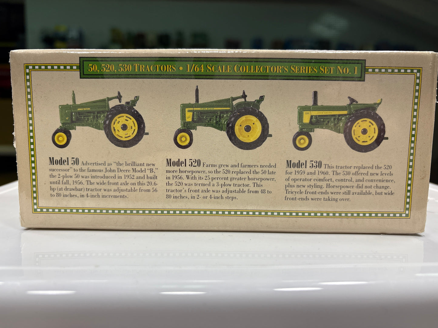 John Deere 1/64 scale Collector’s Series Set No. 1