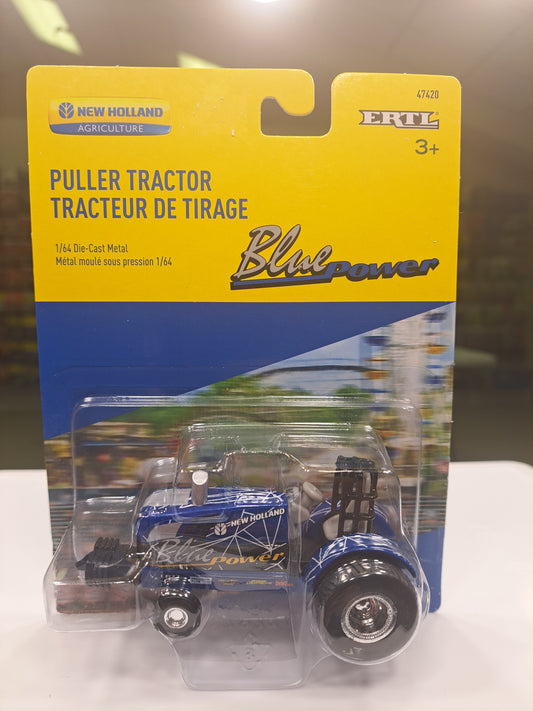 Puller Tractor Blue Power