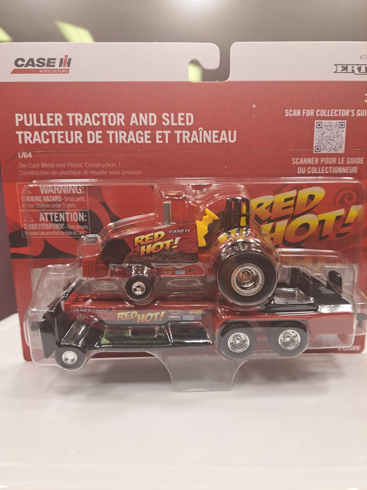 Puller Tractor and Sled Case IH