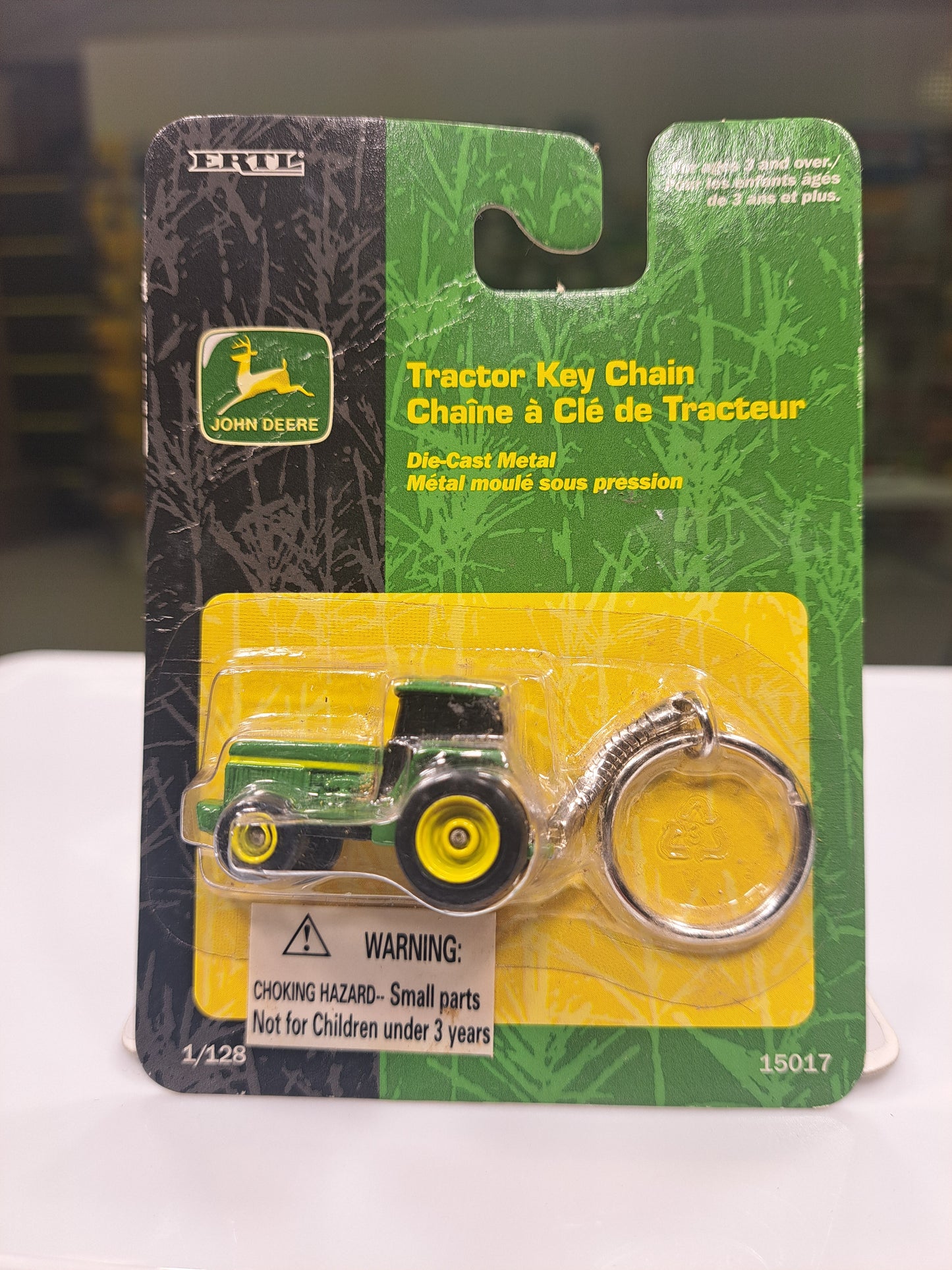 John Deere Tractor Key Chain