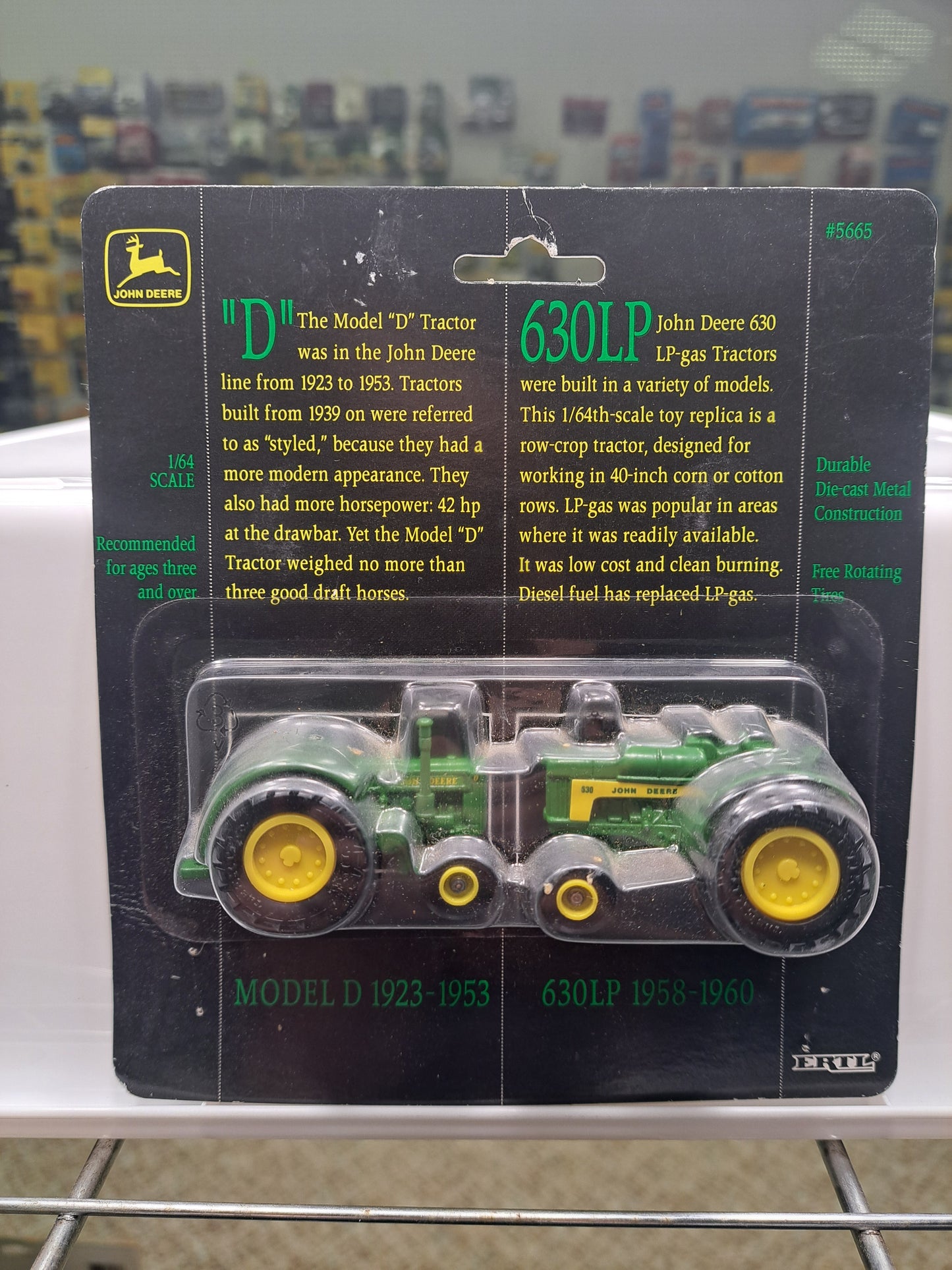 John Deere Model D and 630LP