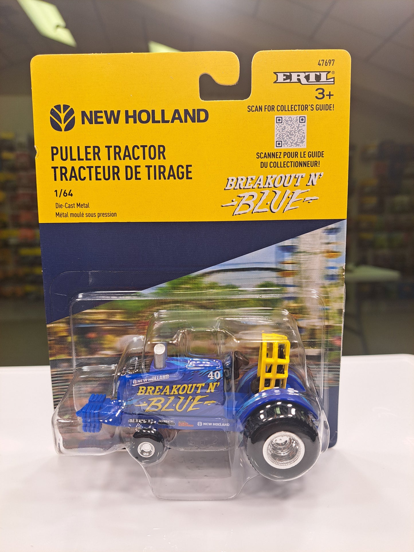 Puller Tractor Breakout N' Blue
