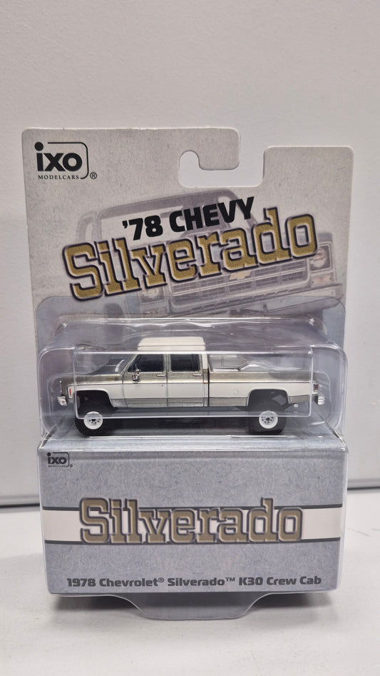 '78 Chevy Silverado K30 Crew Cab gray