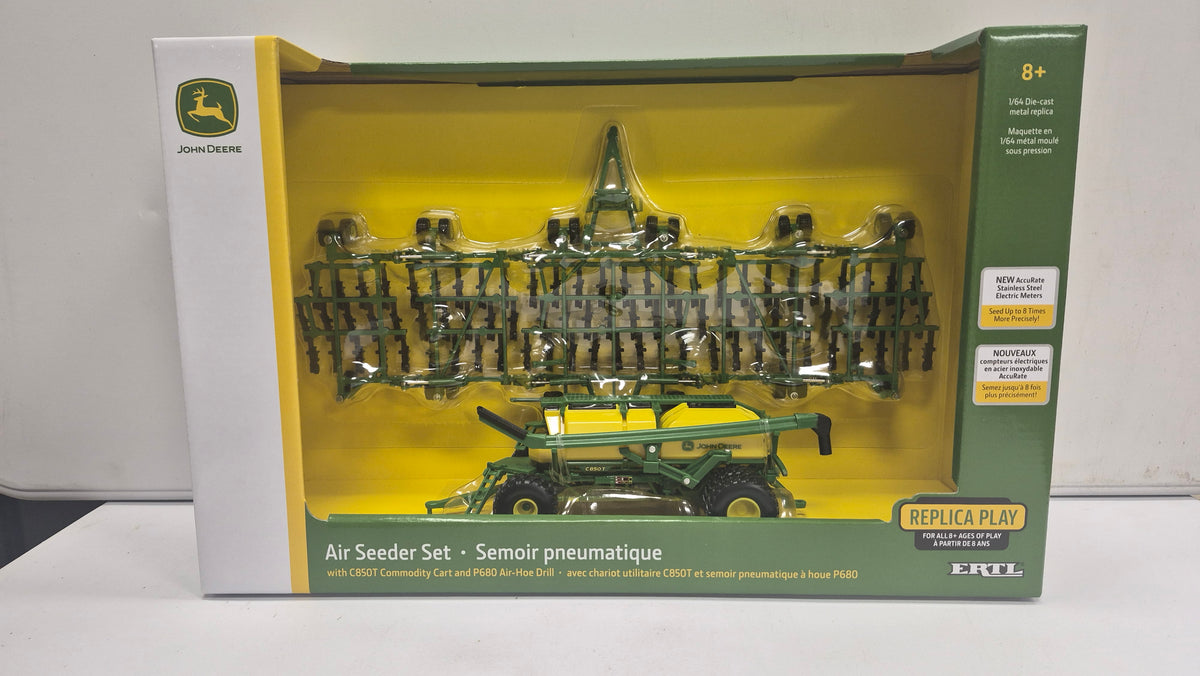 Air Seeder Set w/C850T Commodity Cart & P680 Air-Hoe Drill John Deere