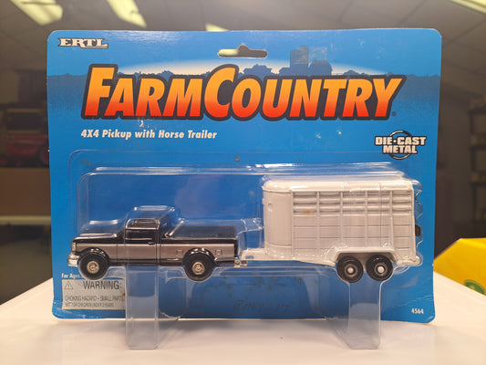 4x4 Pickup w/Horse Trailer