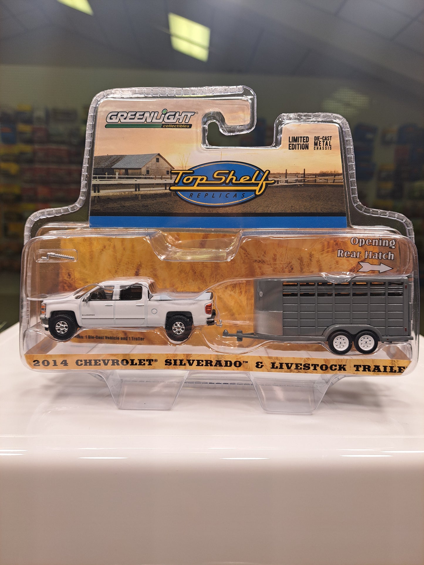 2014 Chevrolet Silverado & Livestock Trailer