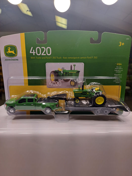 John Deere 4020 w/Ford F-350 and Trailer