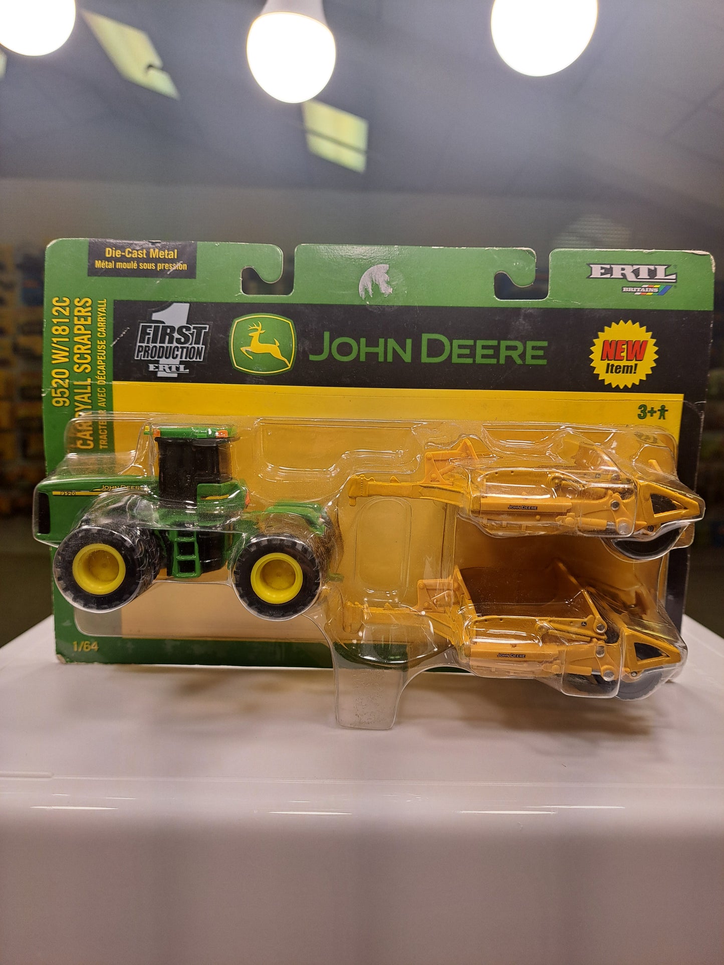 John Deere 9520 W/1812C and Carryall Scrapers