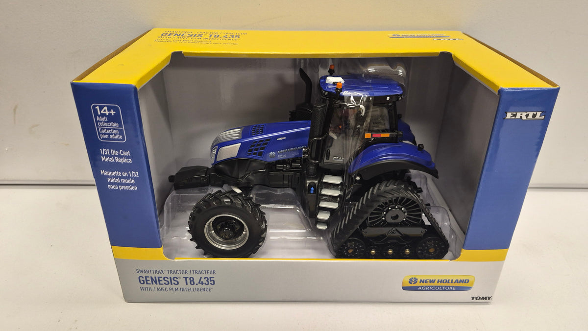 New Holland Genesis T8.435 Smarttrax Tractor w/Avec PLM Intelligence 1/32