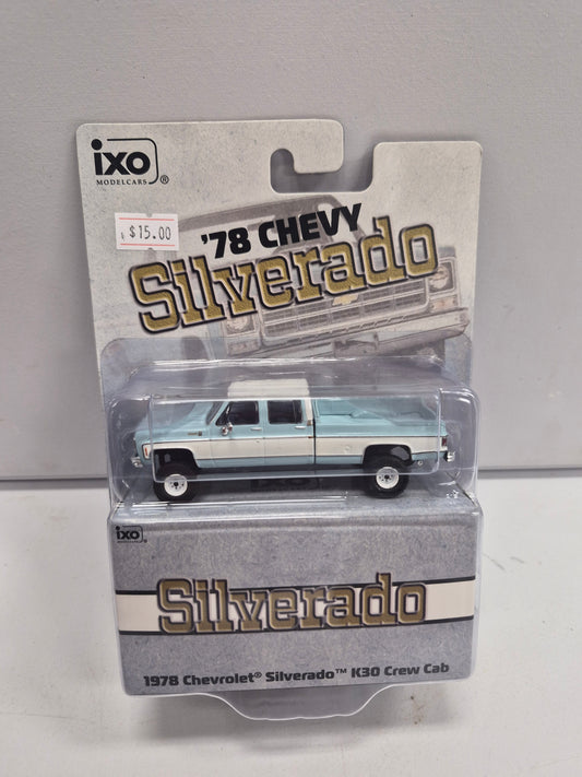'78 Chevy Silverado K30 Crew Cab Light Blue